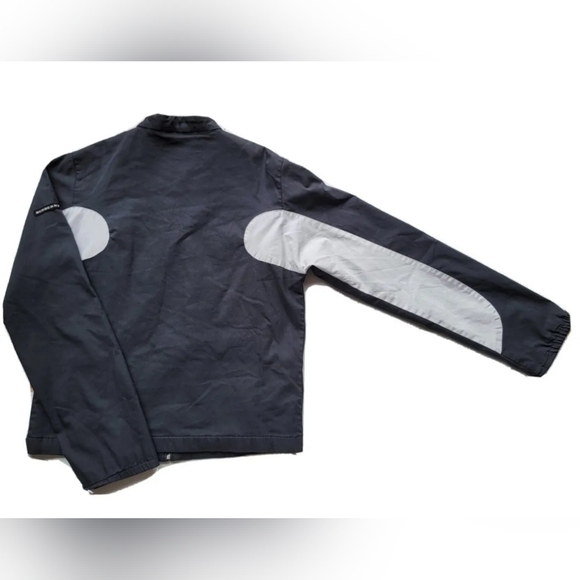 ❌️SOLD❌️ Burberry Golf Nova Check Womens Sz SMALL Black White Full Zip Jacket - Picture 9 of 11